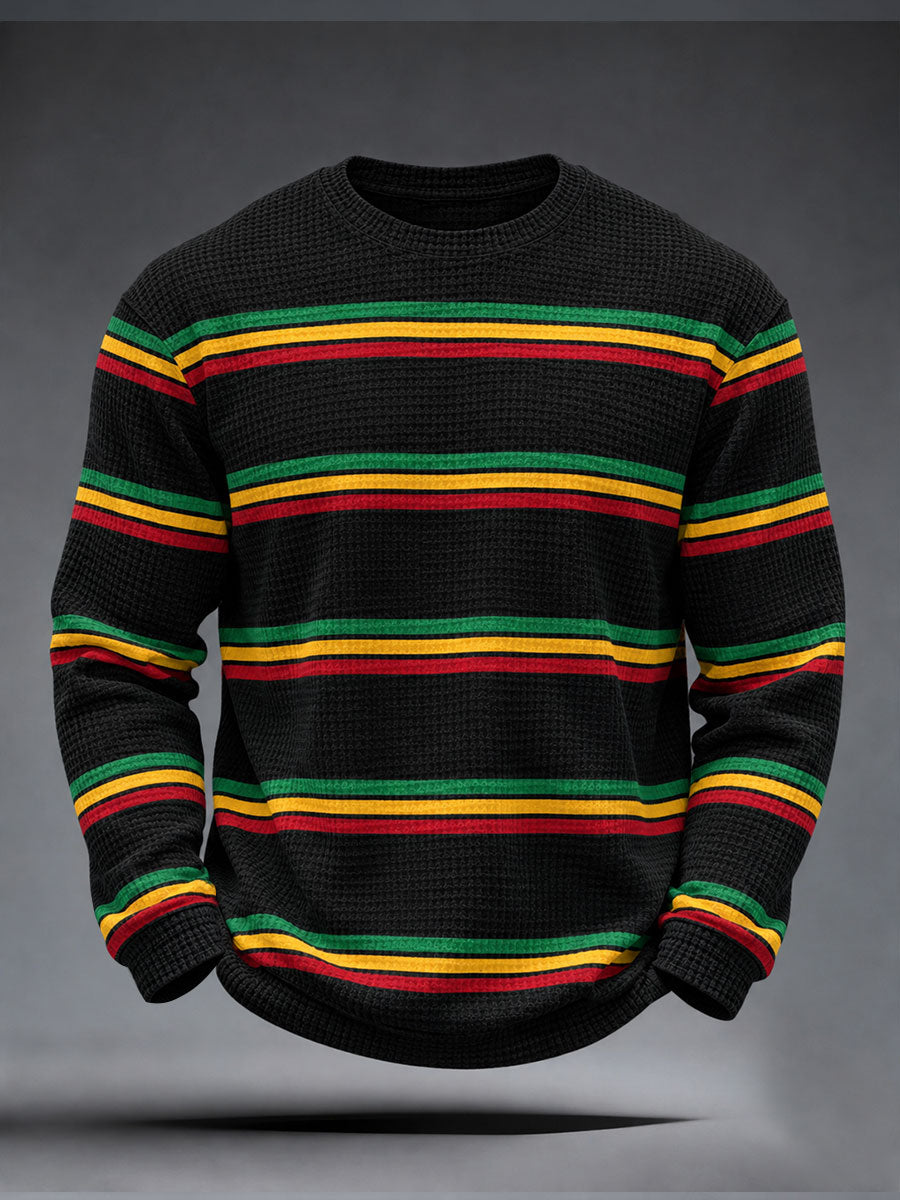 Men's Reggae Inspired Waffle Top