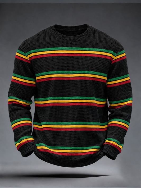 Men's Reggae Inspired Waffle Top