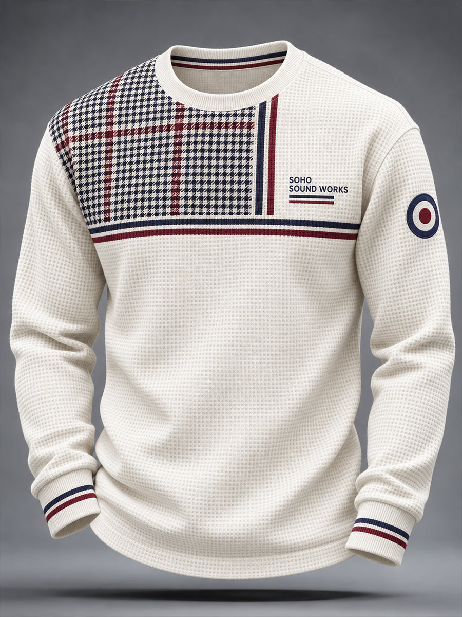 Men's Paul Weller Mod Culture Waffle Long Sleeve T-Shirt