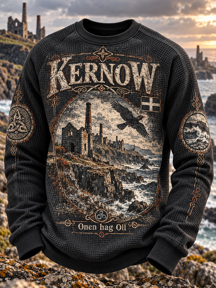 Men's UK Cornwall Waffle Long-Sleeve Sweatshirt