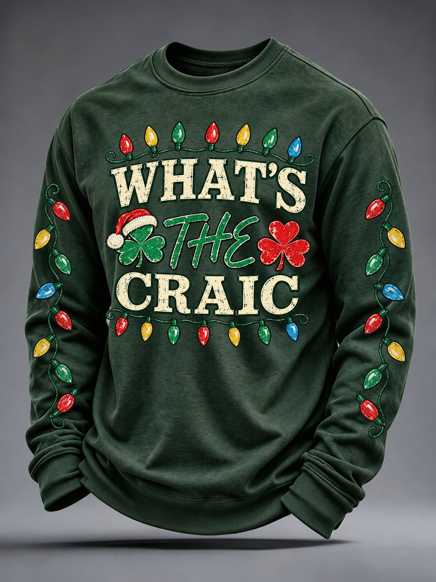 Men's Merry Christmas Crew Neck Sweatshirt