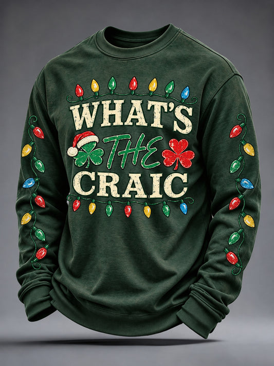 Men's Merry Christmas Crew Neck Sweatshirt
