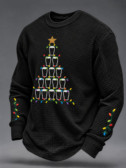 Men's Irish Christmas Waffle Sweatshirt