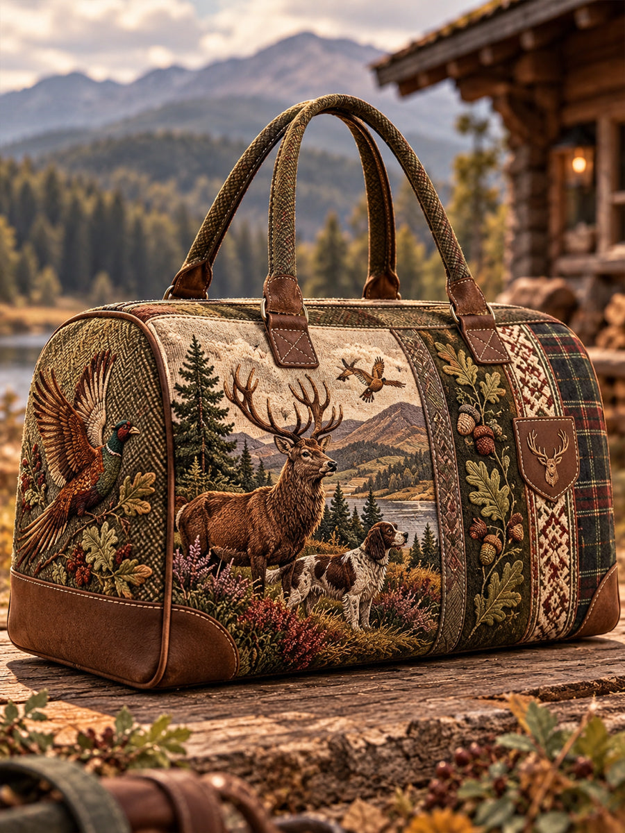 Hunting Season Culture Quilted Travel Bag