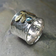 Vintage Two Tone Dragonfly Ring